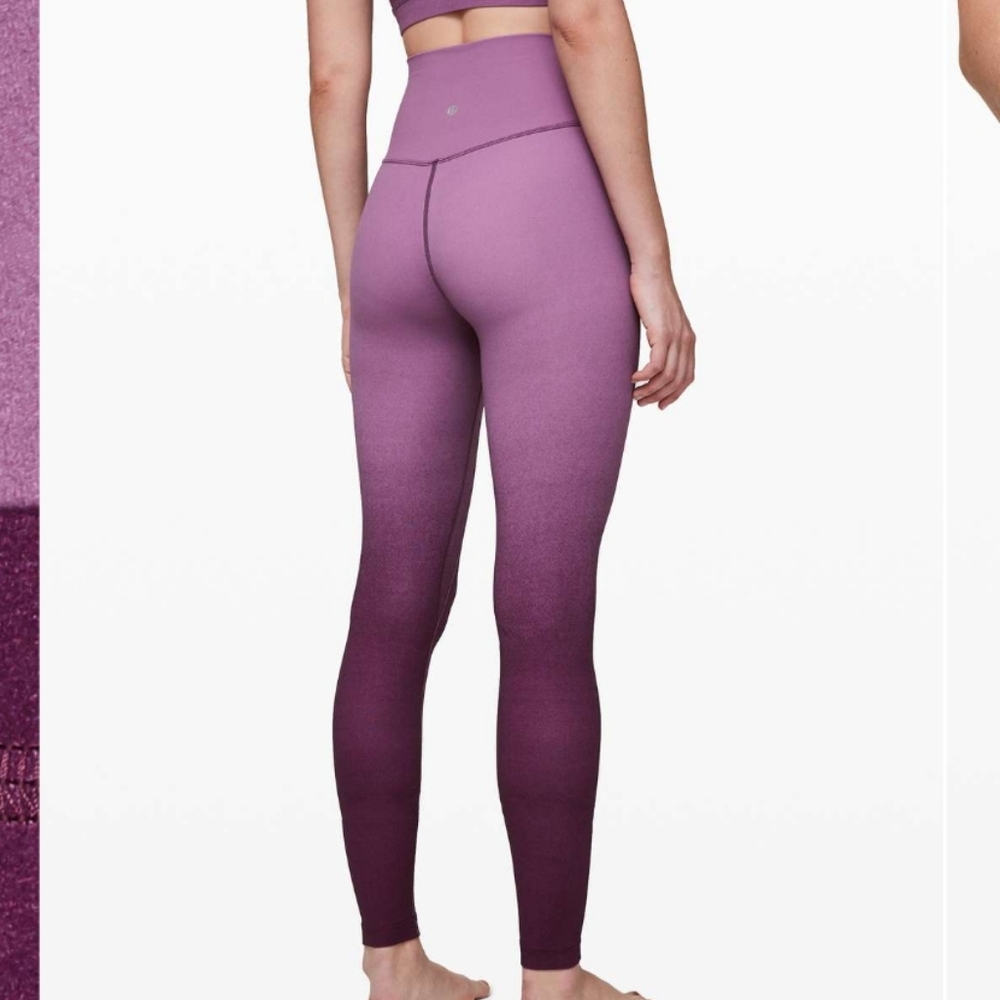 Lululemon Align Pant 28"Spray Ombre Align Pant BW555 FTBK FULL28 Jubilee Multi